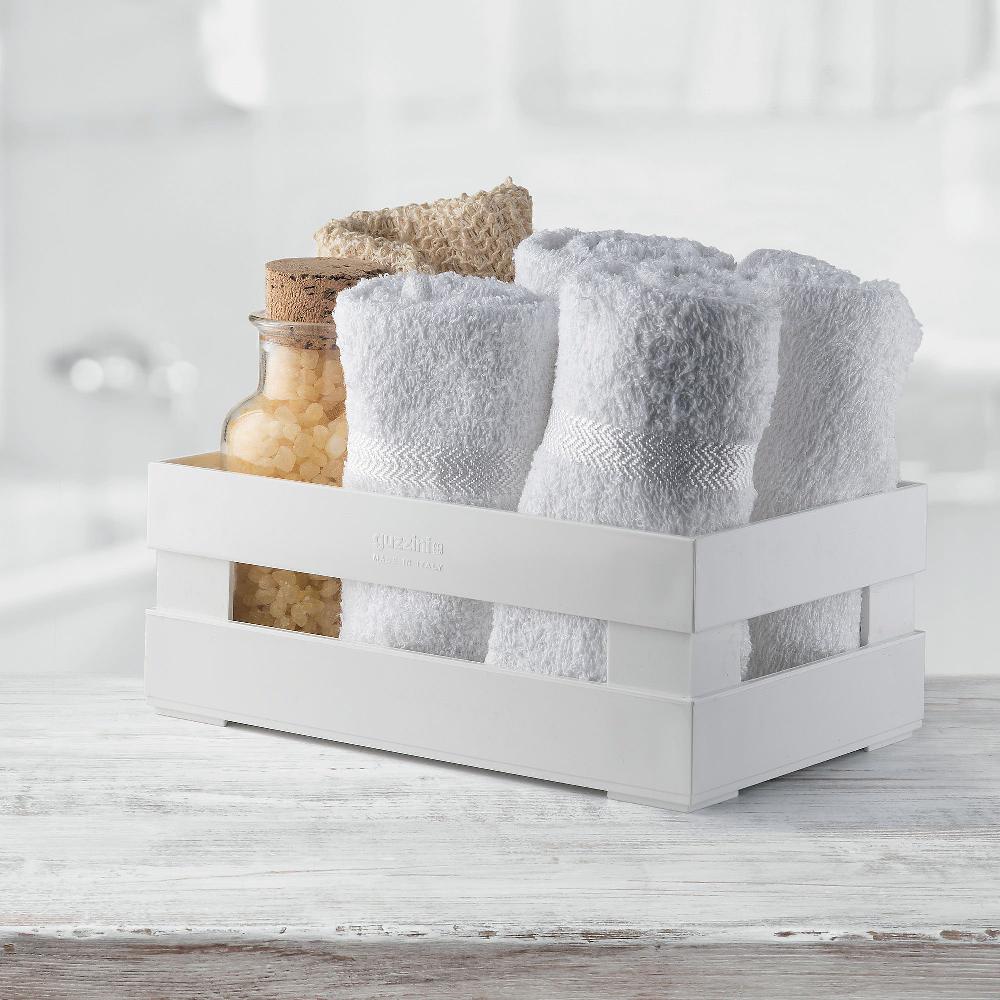 QVC Guzzini Set di 3 cassette misure 15.3x11.2x7cm Made in Italy