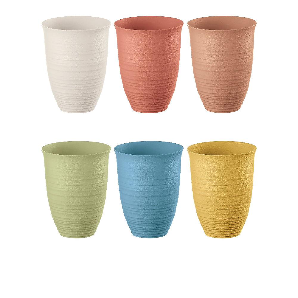 QVC Guzzini TIerra Set 6 bicchieri in plastica alti Made in Italy