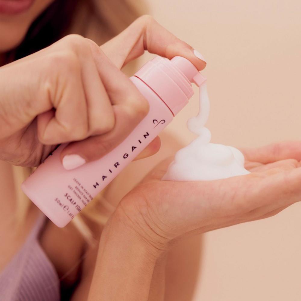 QVC Hair Gain Schiuma Per Capelli Trattamento Cosmetico Cuoio Capelluto