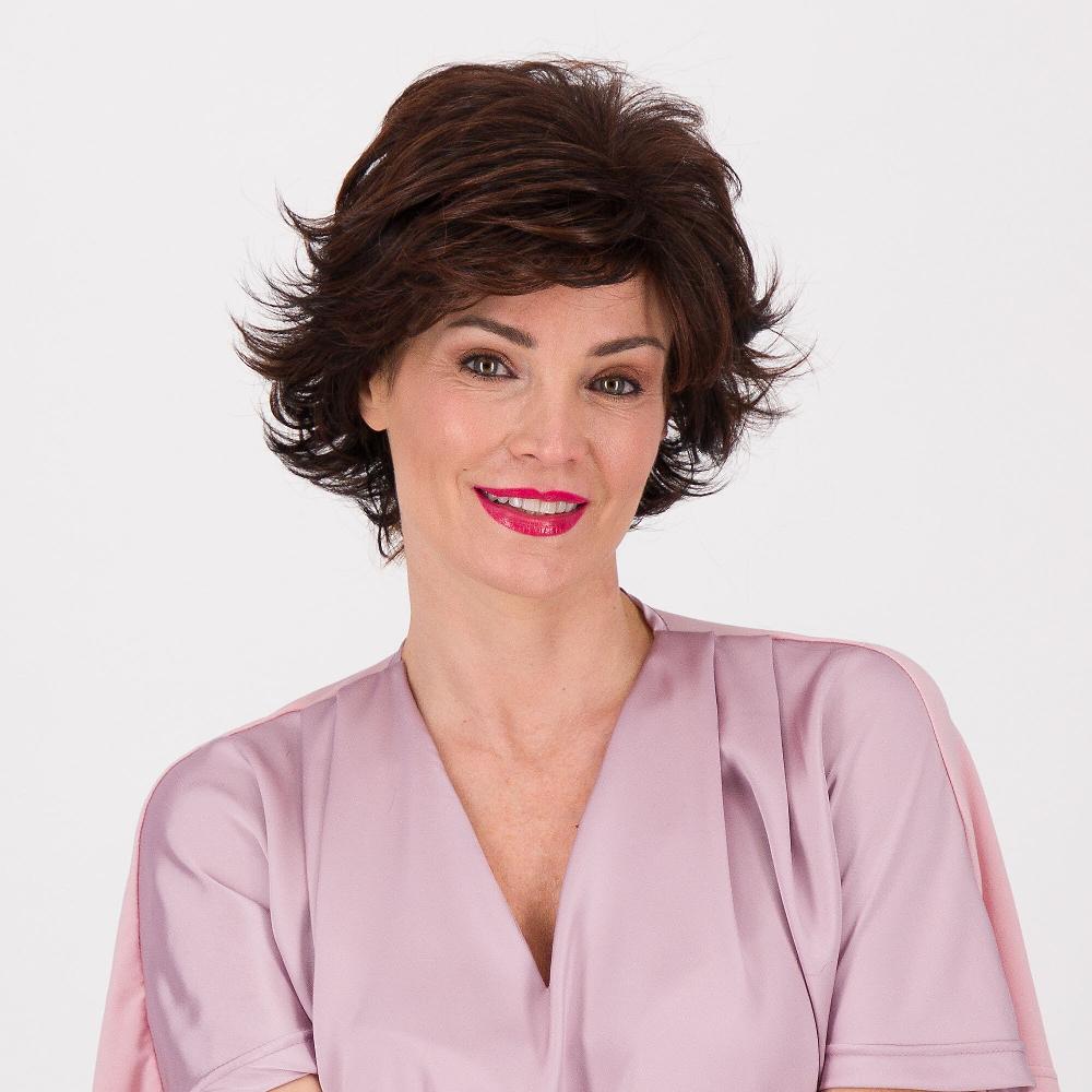 QVC HairDo Parrucca Corta Texured Flip Taglio Sbarazzino