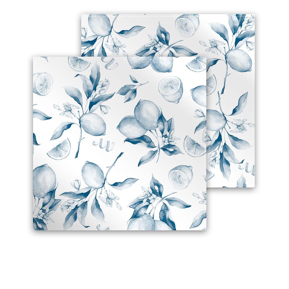 QVC Happidea Set 2 tovaglioli 100% cotone stampa digitale 40x40cm