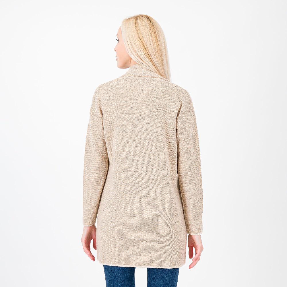 QVC HEKLA Cardigan In Maglia Con Profili In Contrasto