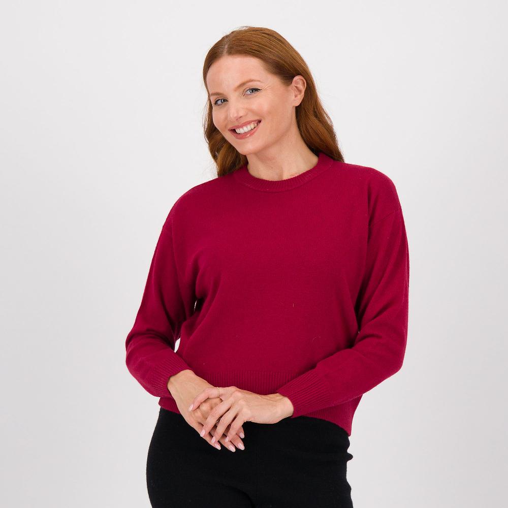QVC Hekla & Co Maglia a lupetto in filato con cashmere