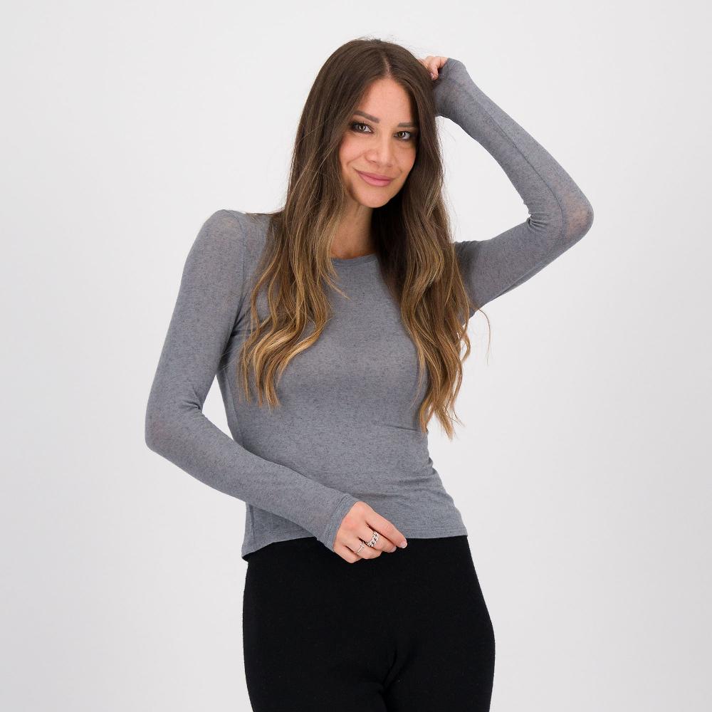 QVC Hekla & Co Maglia In Filato Misto Modal E Cashmere