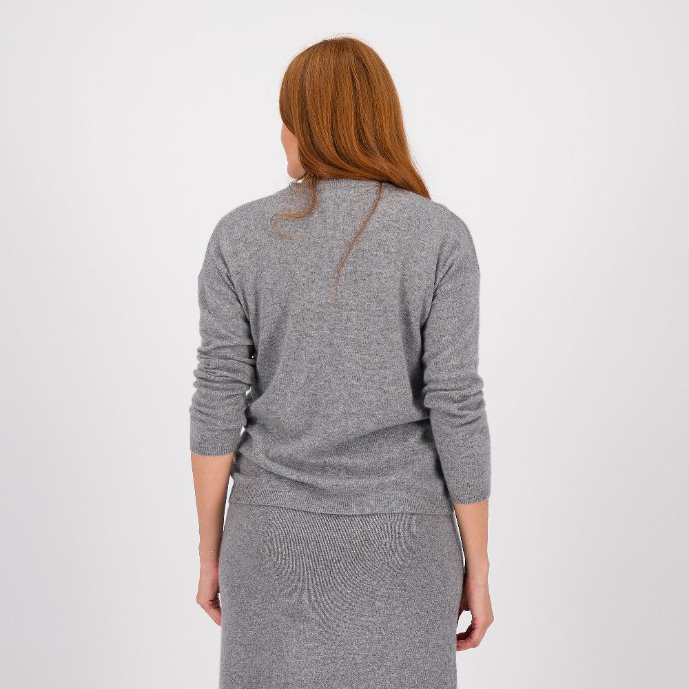 QVC Hekla & Co Maglia In Misto Lana Con Cashmere Scollata A V