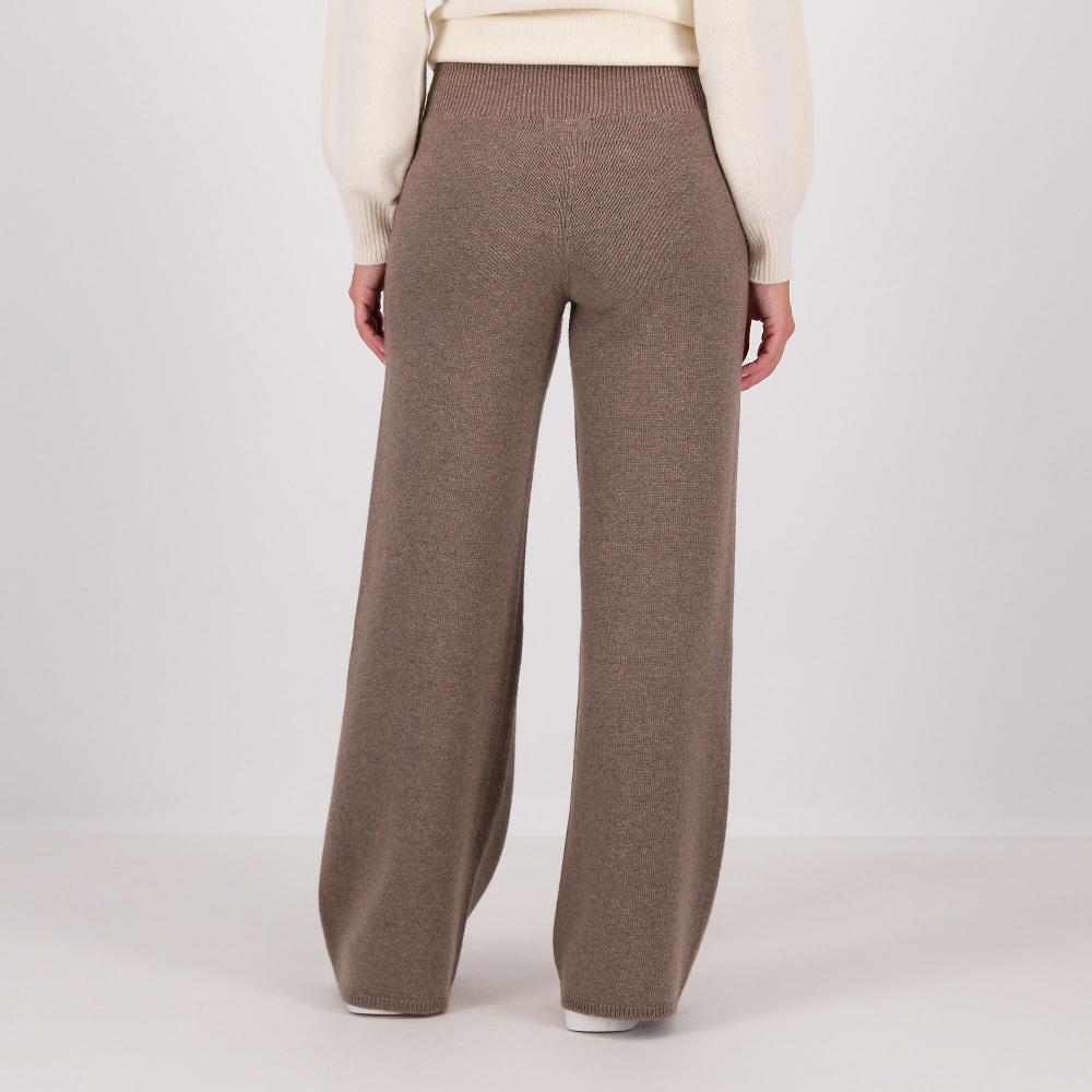 QVC Hekla & Co Pantaloni Palazzo In Maglia Misto Lana Con Vita Elasticata