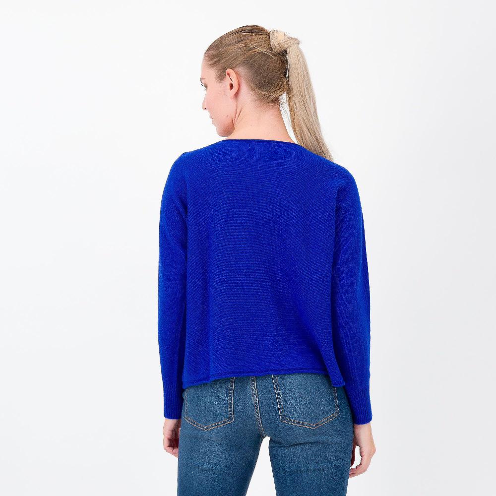 QVC HEKLA Maglia Misto Lana A Maniche Lunghe Con Scollo A Barca