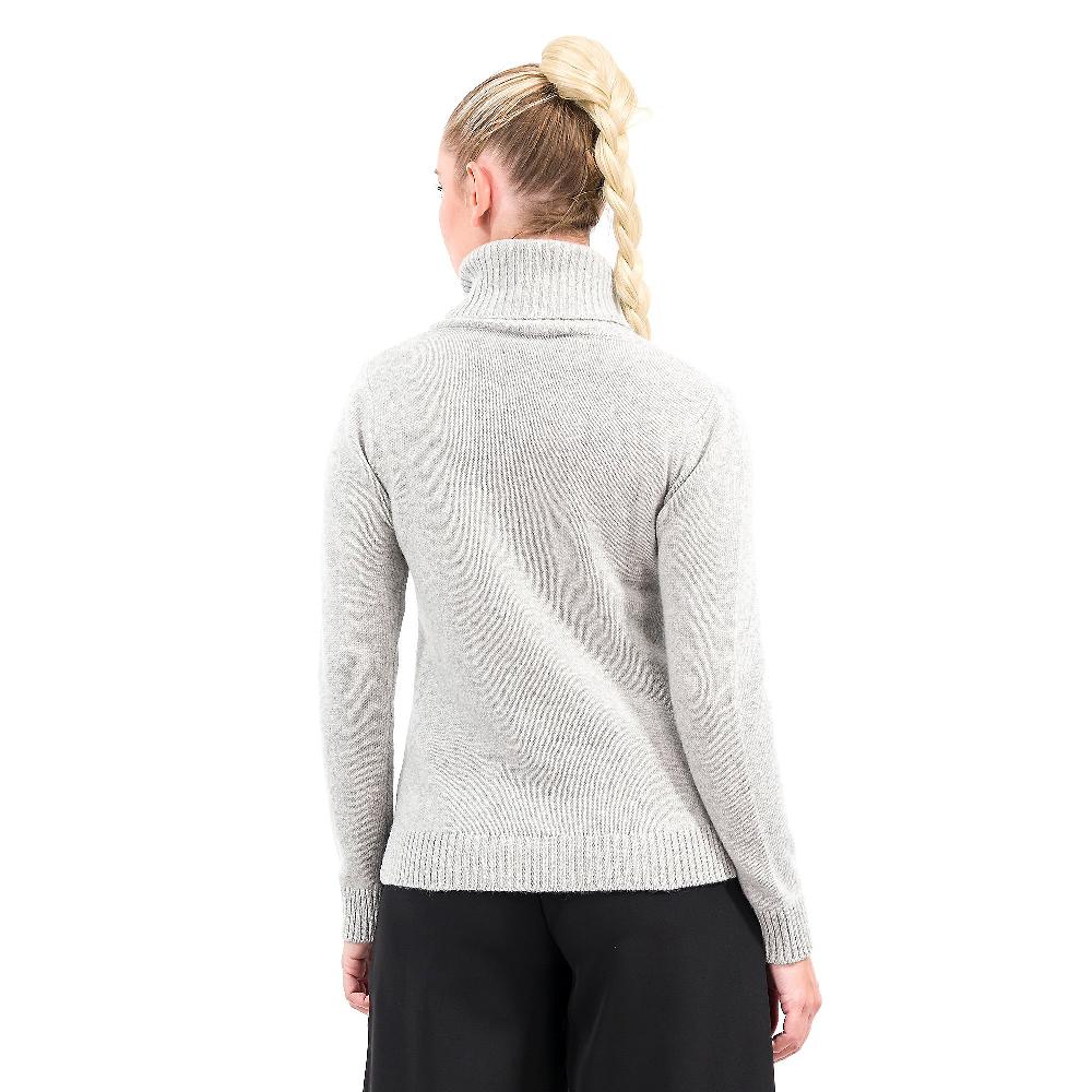QVC HEKLA Maglione A Collo Alto In Misto Lana Con Cachemire