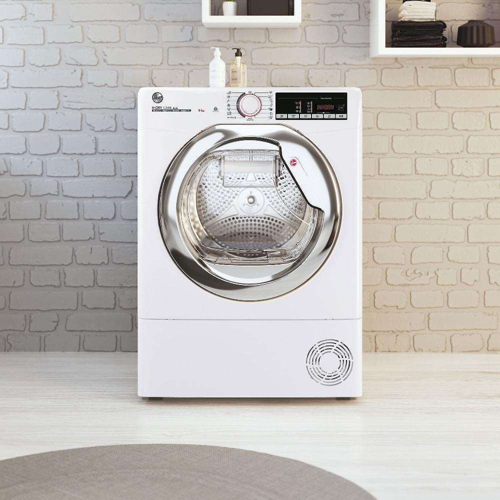 QVC Hoover Asciugatrice 9kg A+++ a pompa di calore HCE H9A3TCEX-S