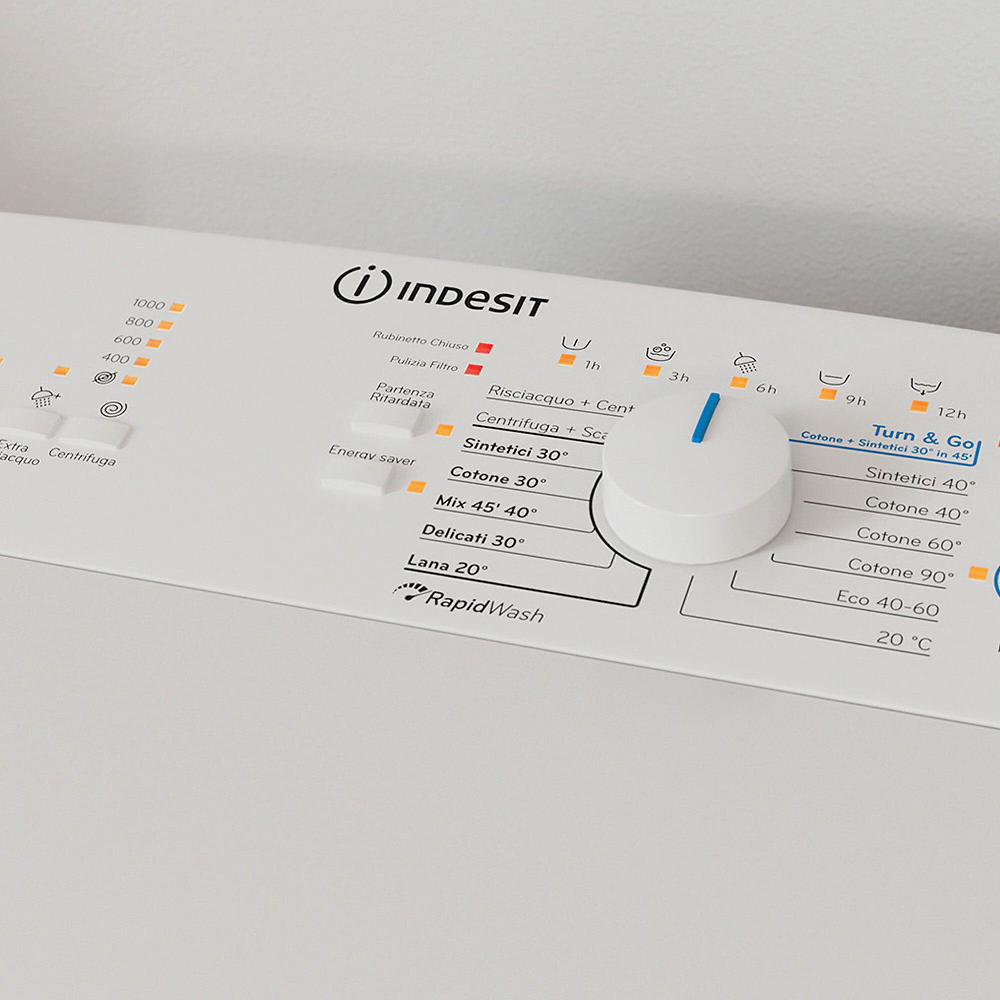 QVC Indesit Lavatrice Slim 6 Kg Con Carica Dall'alto