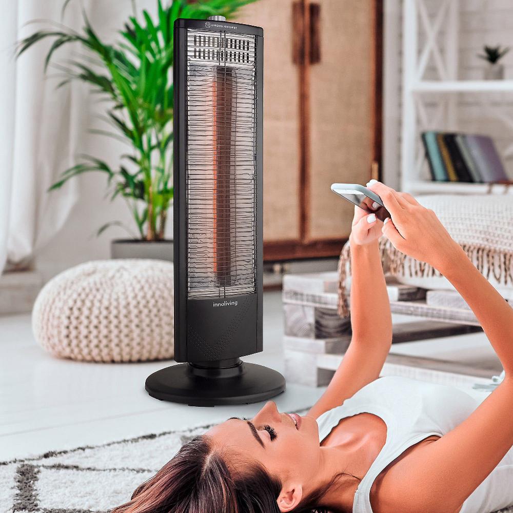 QVC Innoliving Stufetta A Torre Con Oscillazione Di 70 Gradi