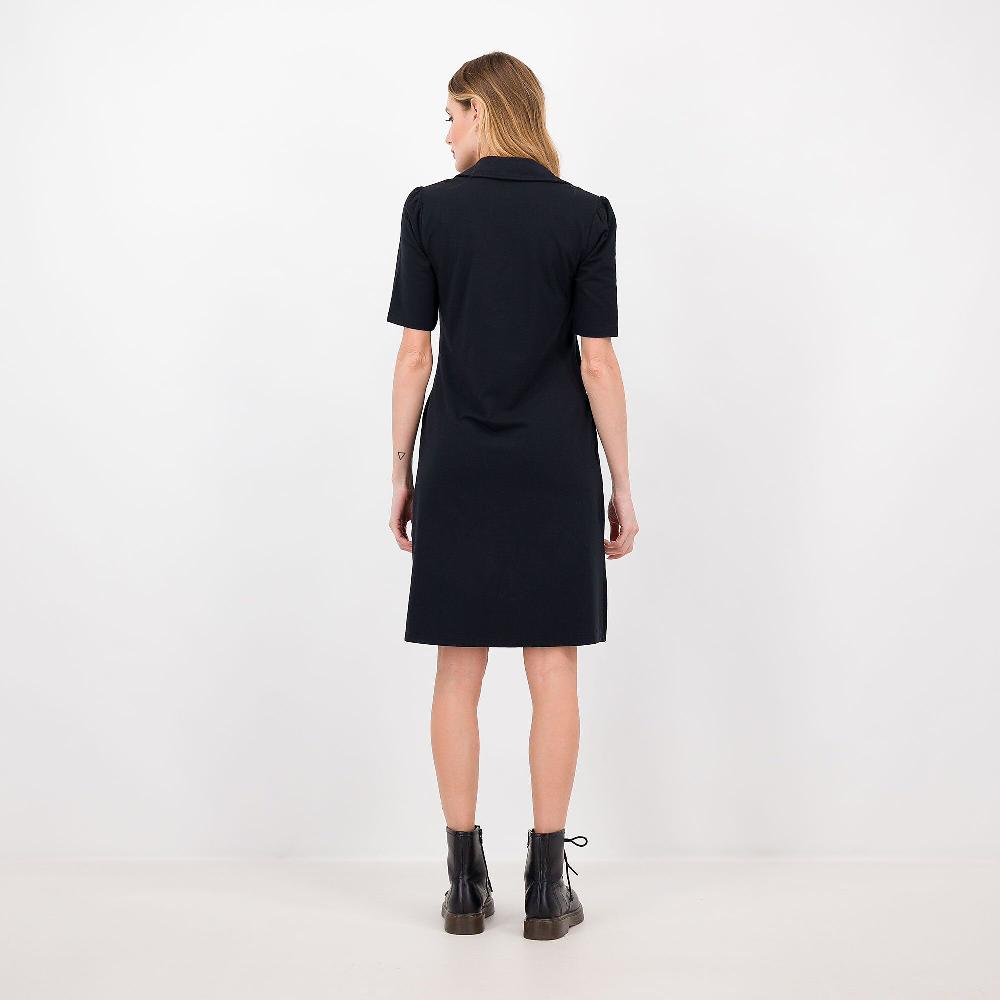 QVC Isaac Mizrahi Live Abito In Cotone E Modal Scollo A V Con Colletto