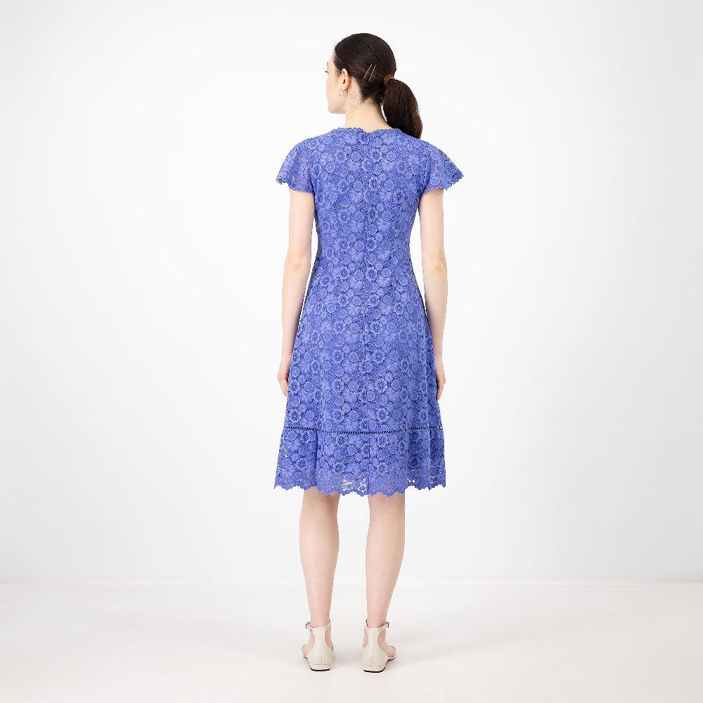 QVC Isaac Mizrahi Live Abito In Pizzo A Maniche Corte