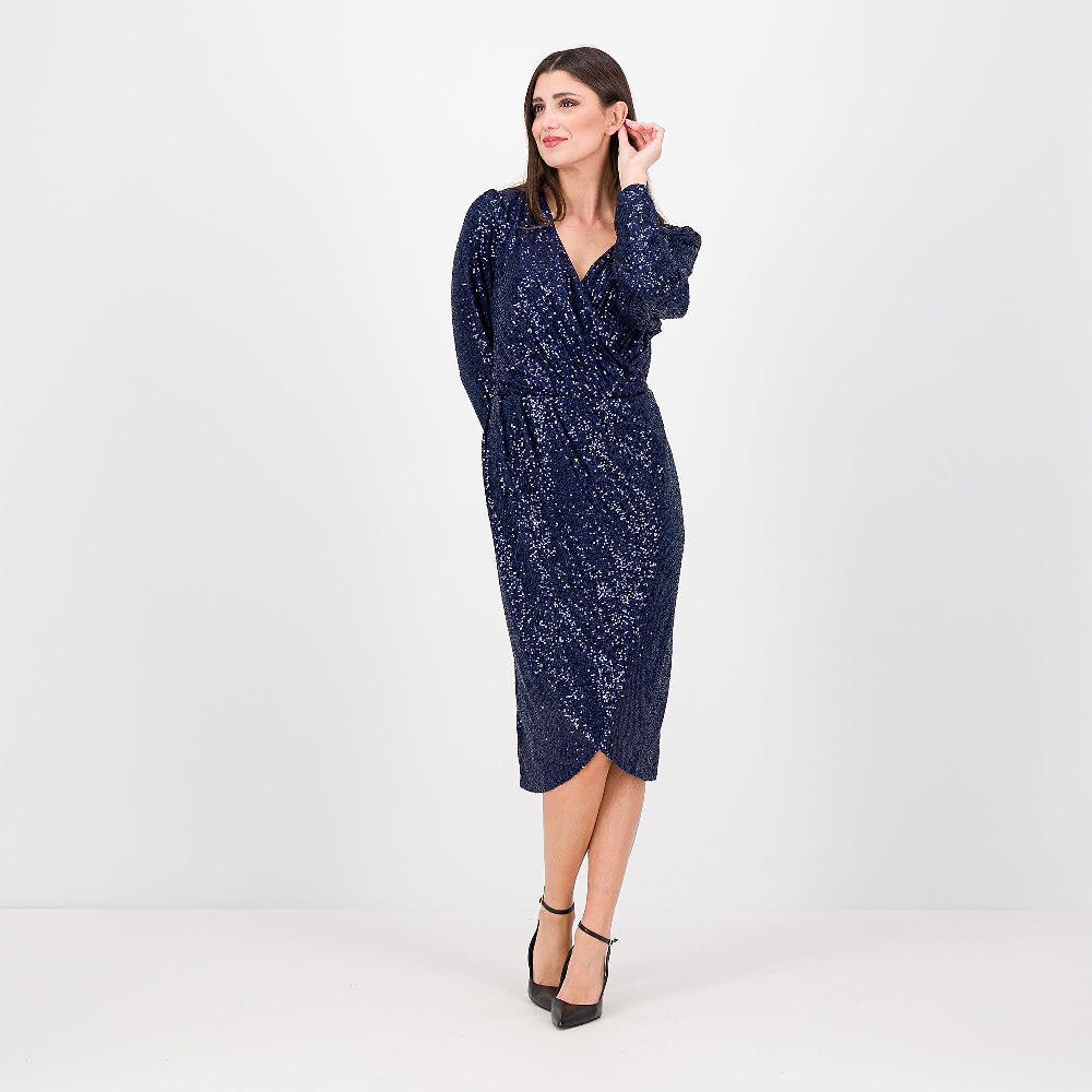 QVC Isaac Mizrahi Live Abito longuette in paillette