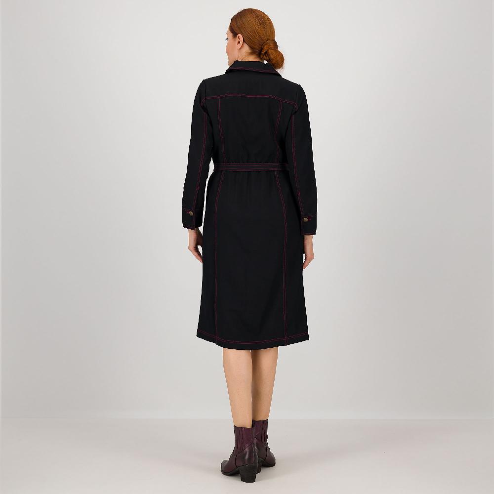 QVC Isaac Mizrahi Live Abito Midi A Portafoglio Con Cinturina