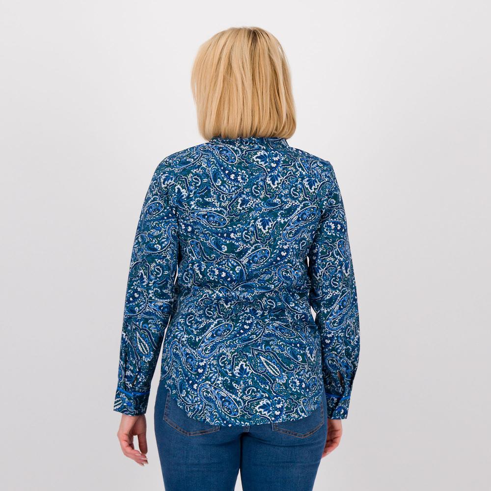 QVC Isaac Mizrahi Live Camicia In Cotone Con Maniche Lunghe Con Polsino