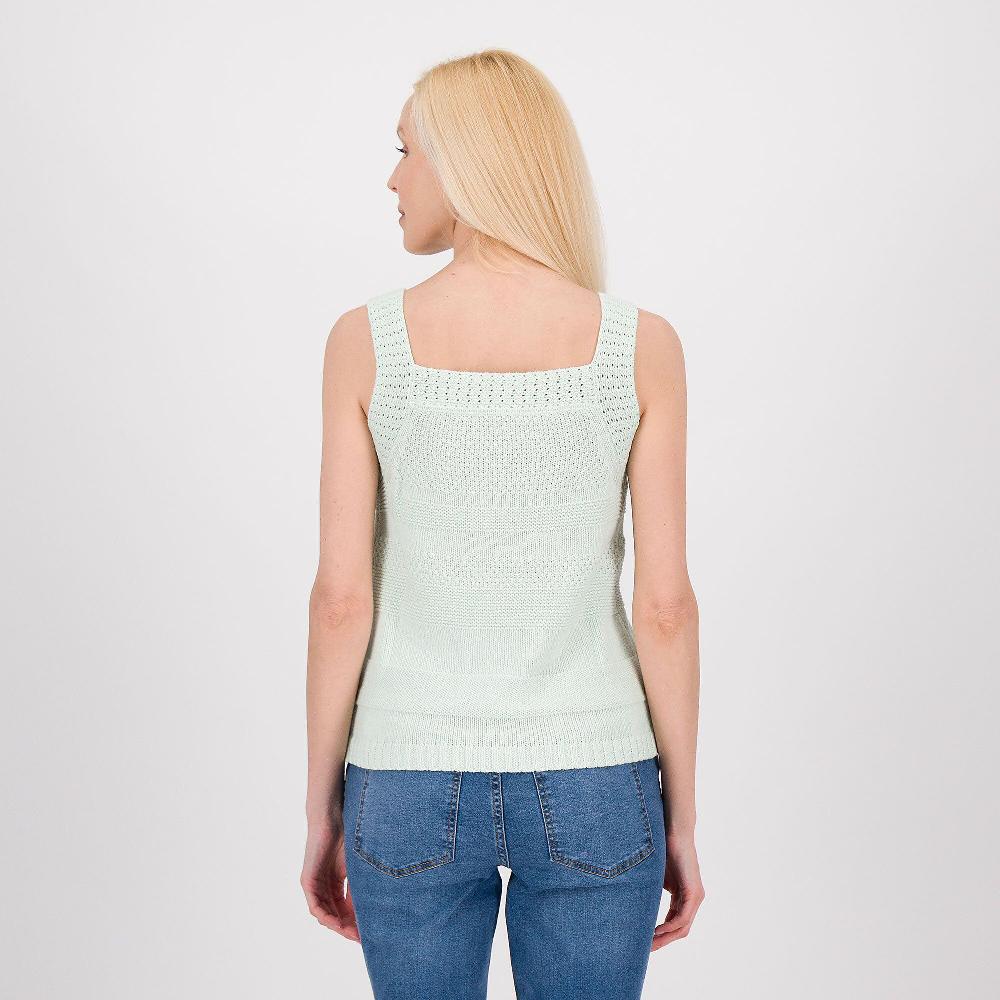QVC Isaac Mizrahi Live Canotta In Maglia Con Spallina Larga