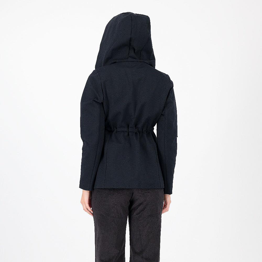 QVC Isaac Mizrahi Live Giacca In Maglia Stretch Con Cappuccio
