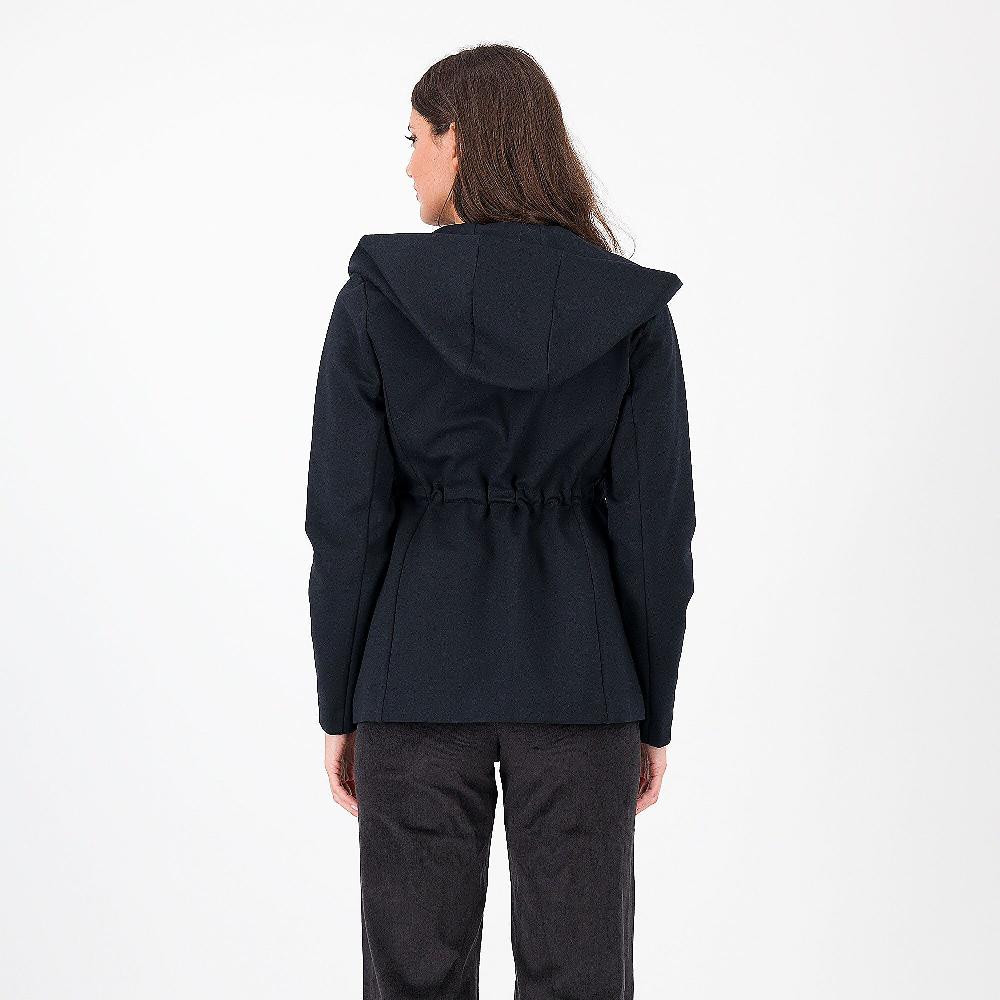 QVC Isaac Mizrahi Live Giacca In Maglia Stretch Con Cappuccio