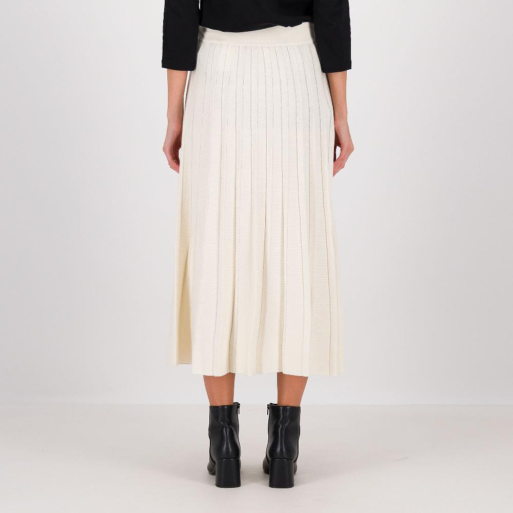 QVC Isaac Mizrahi Live Gonna Midi Plissé In Misto Cotone E Viscosa