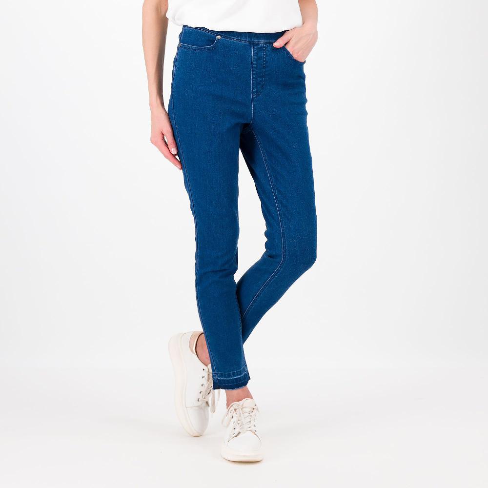QVC Isaac Mizrahi Live Jeans skinny cotone e viscosa anche Petite