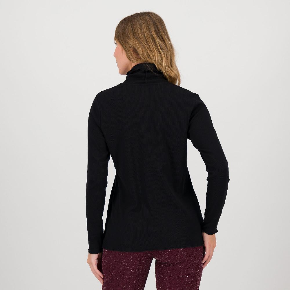 QVC Isaac Mizrahi Live Maglia Dolcevita A Maniche Lunghe Con Spacchi