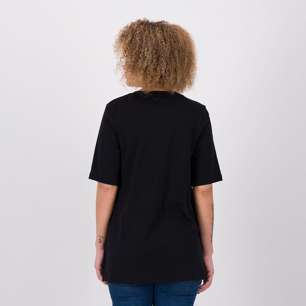 QVC Isaac Mizrahi Live Maglia In Jersey Di Cotone Scollo A V