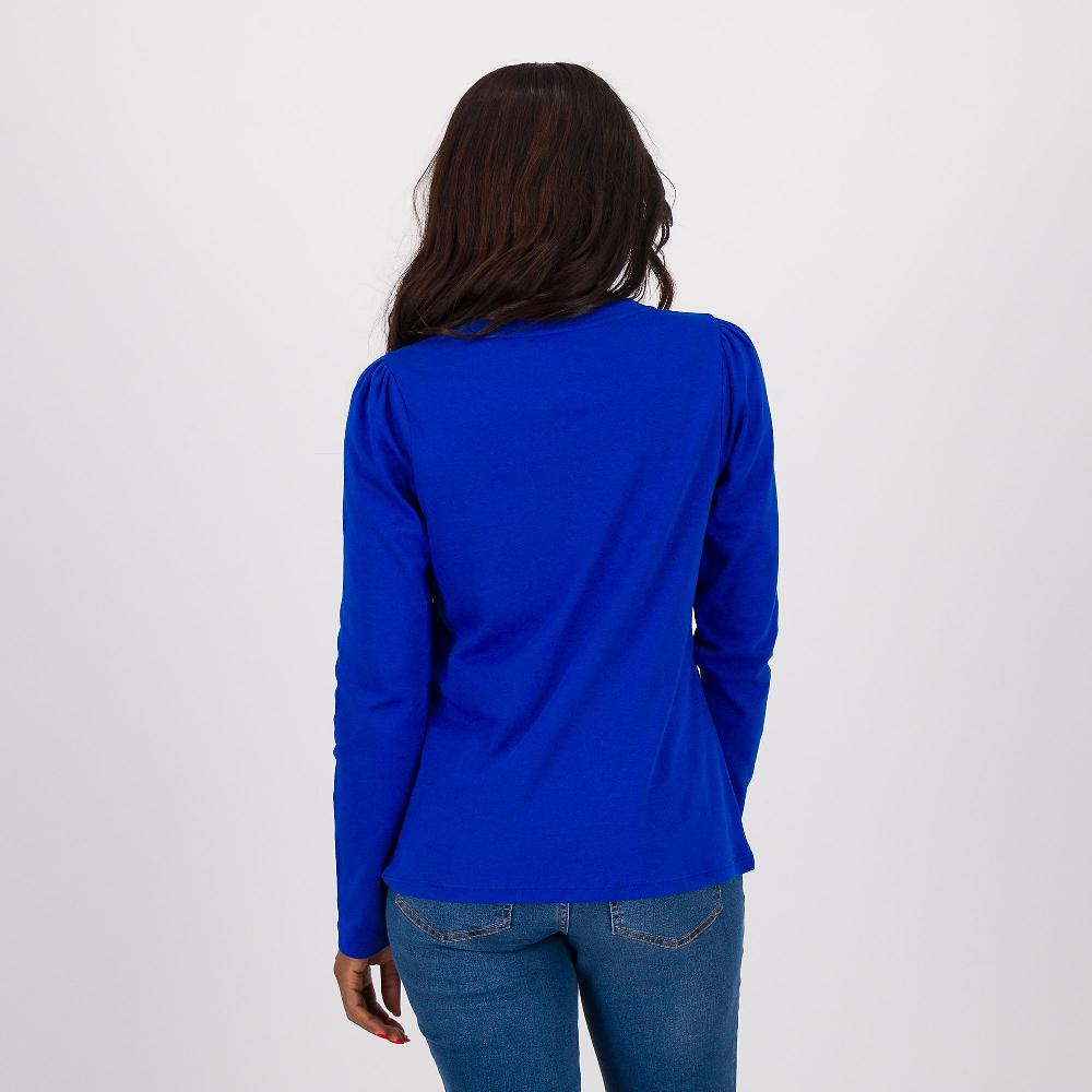 QVC Isaac Mizrahi Live Maglia Maniche Lunghe E Scollo Tondo In Jersey Di Cotone