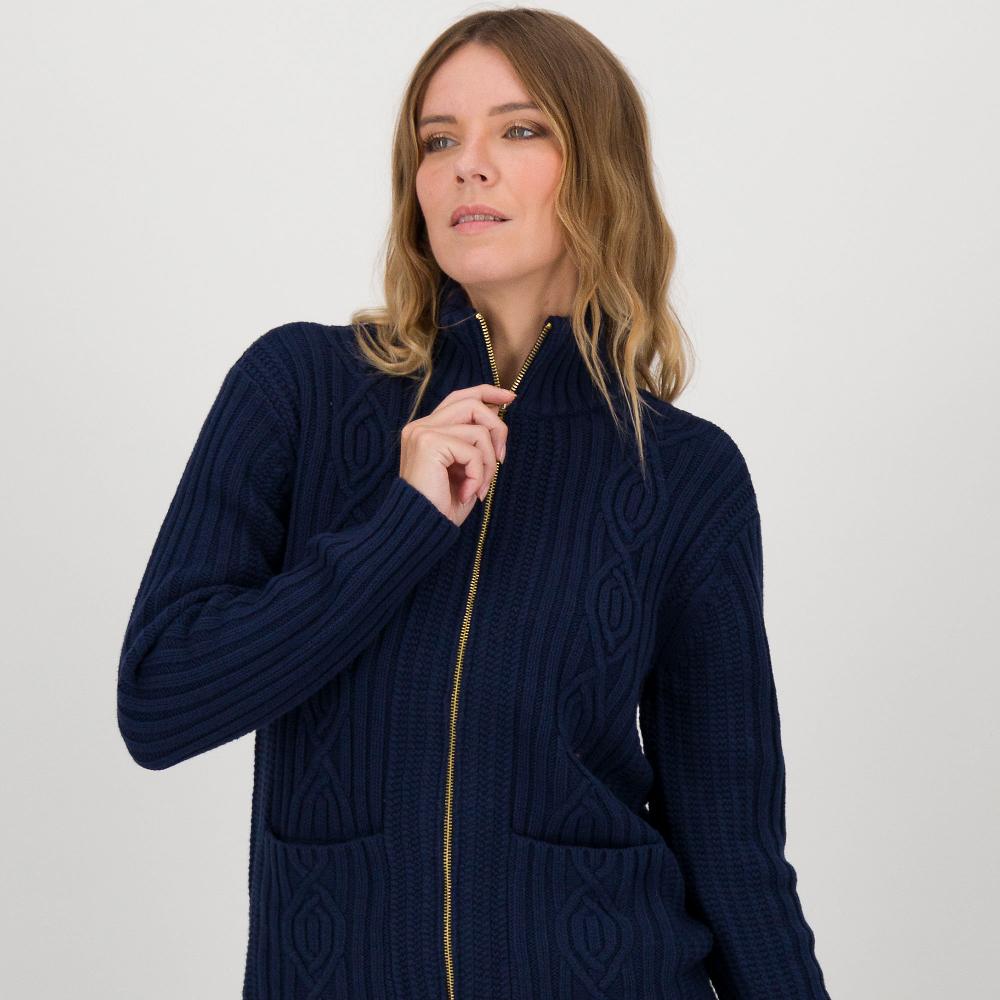 QVC Isaac Mizrahi Live Maglione A Coste Con Zip E Collo Alto