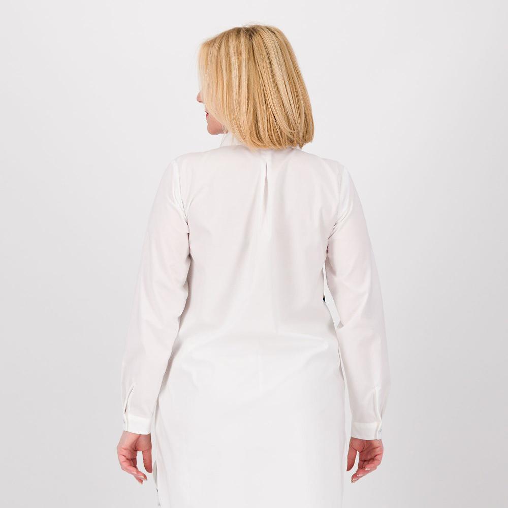 QVC Isaac Mizrahi Live Maxi Camicia Stampata In Cotone Stretch