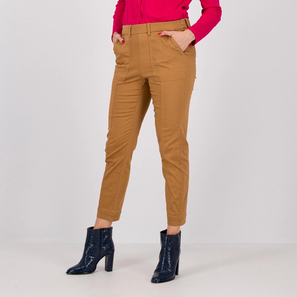 QVC Isaac Mizrahi Live Pantaloni a gamba dritta misto cotone lyocell