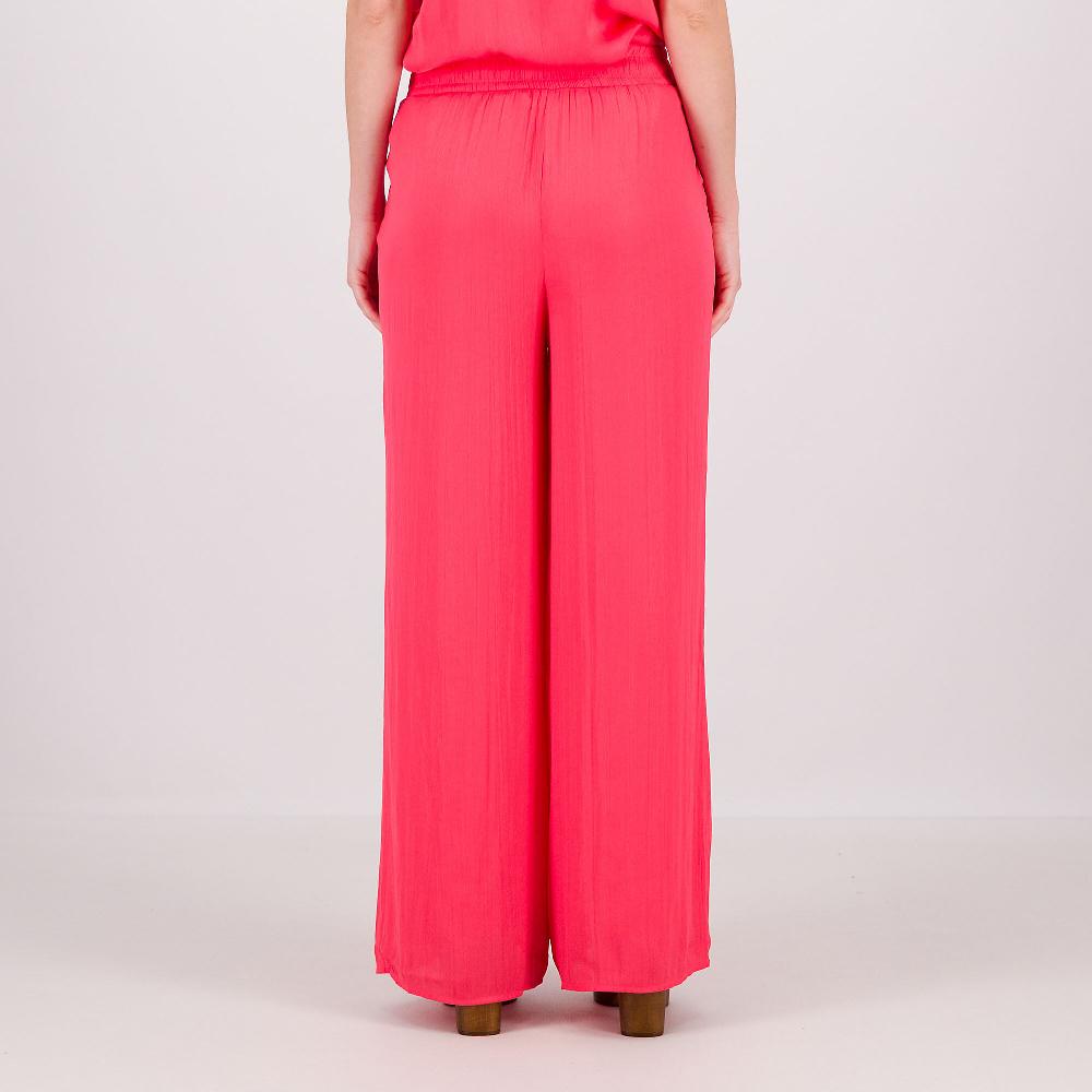 QVC Isaac Mizrahi Live Pantaloni A Gamba Larga In Satin Effetto Mosso