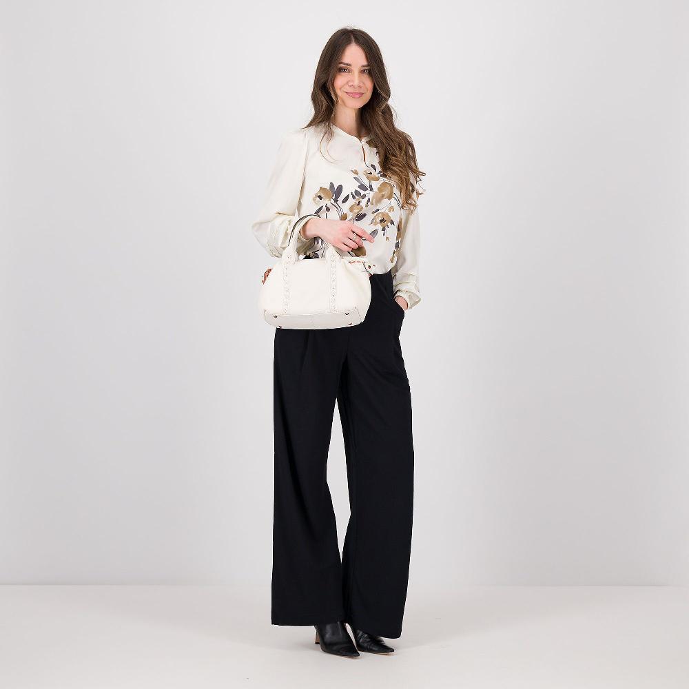 QVC Isaac Mizrahi Live Pantaloni A Gamba Larga In Twill