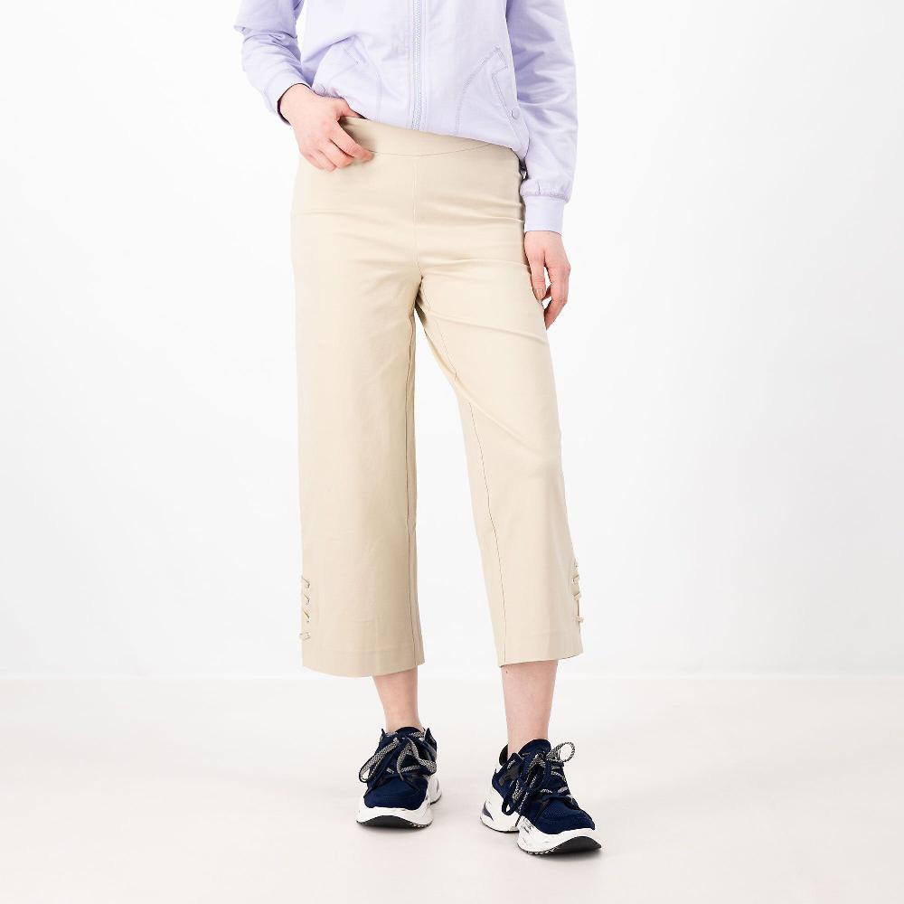 QVC Isaac Mizrahi Live Pantaloni ampi con lacci al fondo