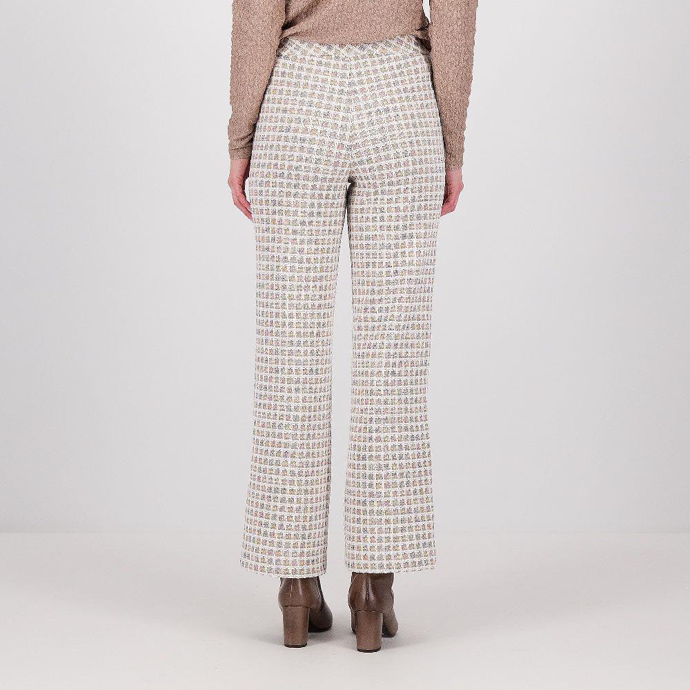 QVC Isaac Mizrahi Live Pantaloni Ampi In Ciniglia Lavorata A Tweed