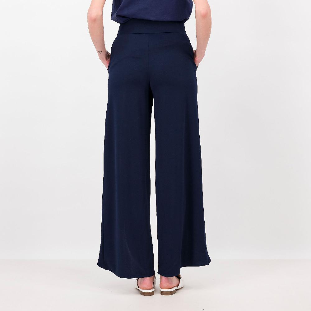 QVC Isaac Mizrahi Live Pantaloni Ampi Vita Elasticata Tasche Inserite
