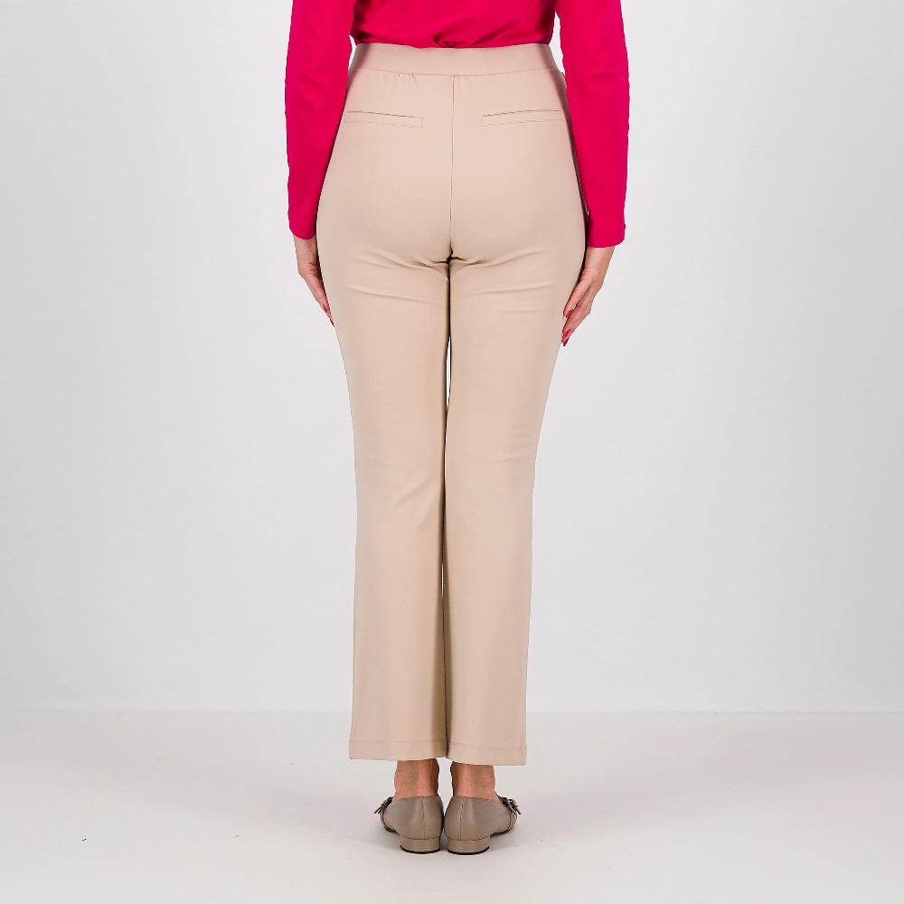 QVC Isaac Mizrahi Live Pantaloni Bootcut In Punto Milano Con Vita Elasticata