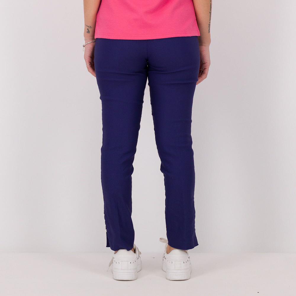 QVC Isaac Mizrahi Live Pantaloni Bootcut In Tessuto Elasticizzato