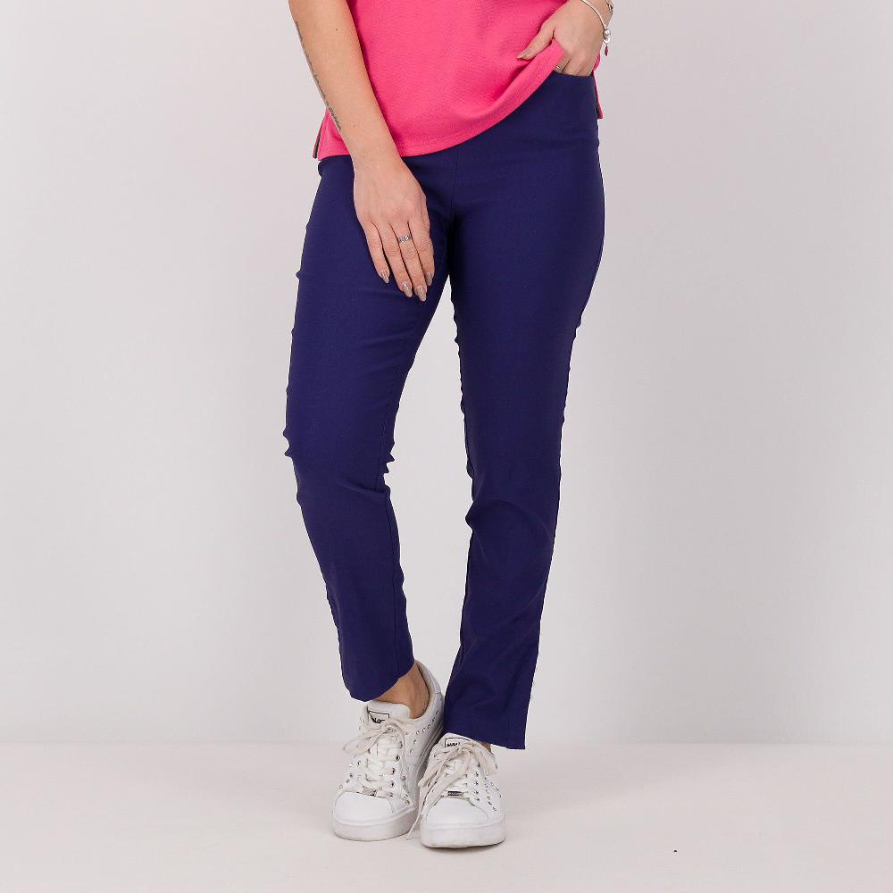 QVC Isaac Mizrahi Live Pantaloni bootcut in tessuto elasticizzato