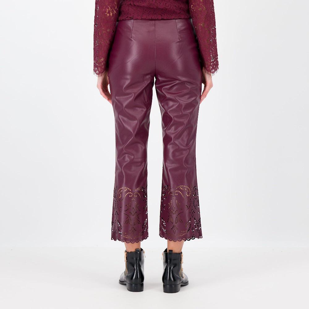 QVC Isaac Mizrahi Live Pantaloni Bootcut In Tessuto Spalmato