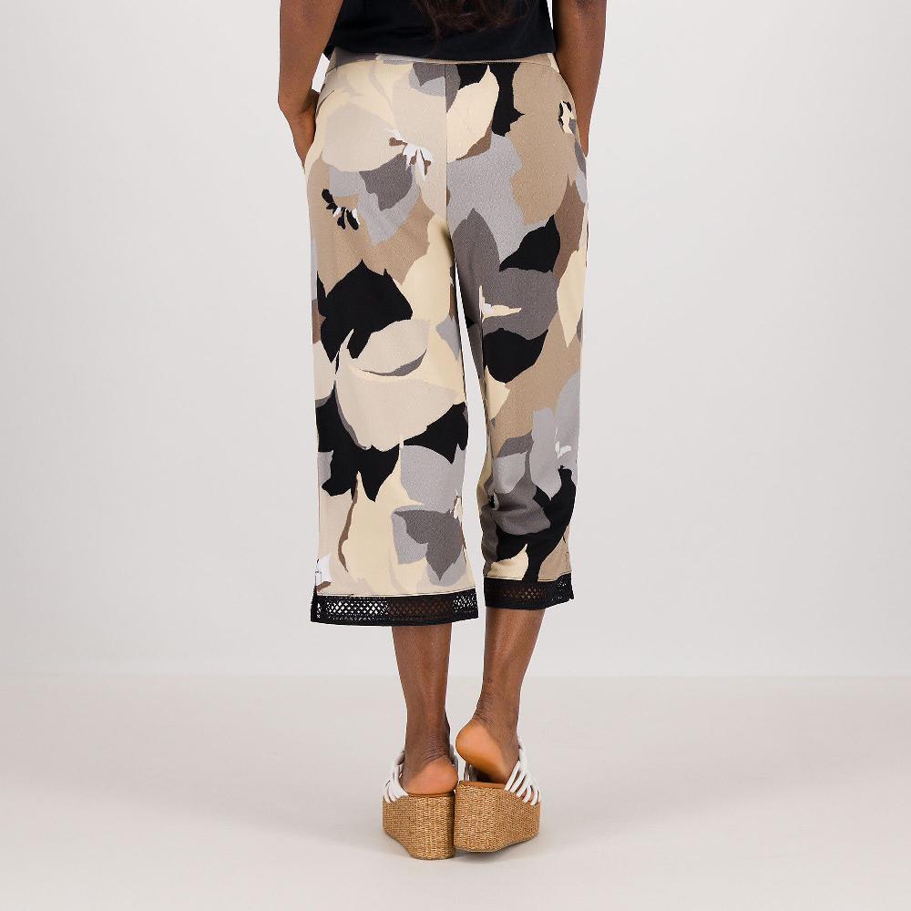 QVC Isaac Mizrahi Live Pantaloni Capri Fantasia Con Elastico In Vita