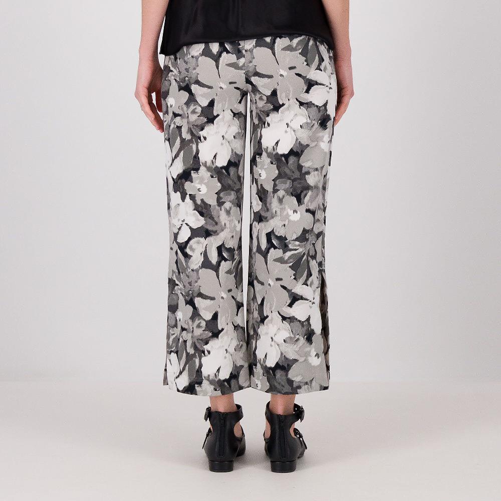 QVC Isaac Mizrahi Live Pantaloni Cropped Fantasia A Gamba Larga