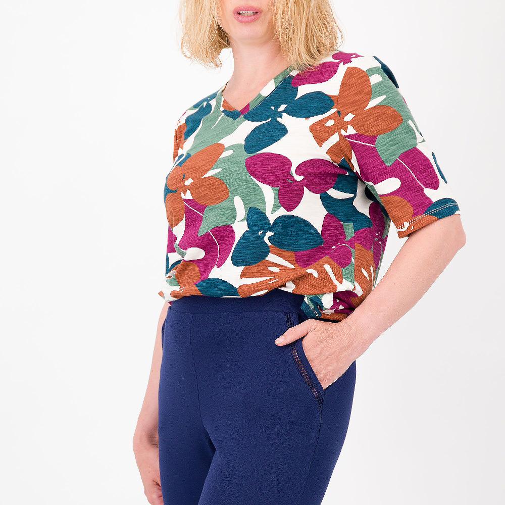 QVC Isaac Mizrahi Live Pantaloni Cropped In Tessuto Elasticizzato