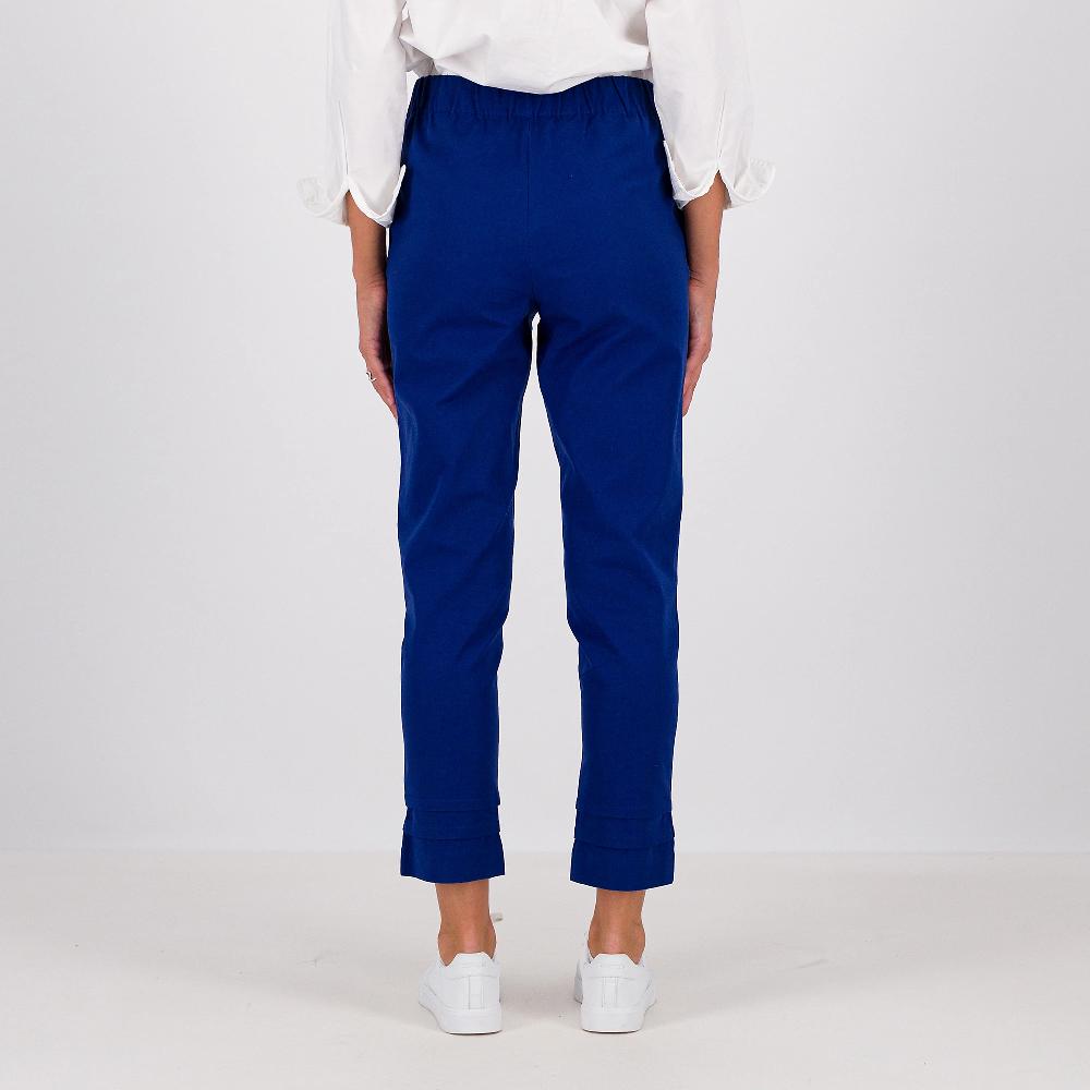 QVC Isaac Mizrahi Live Pantaloni Dritti Alla Caviglia Con Elastico In Vita