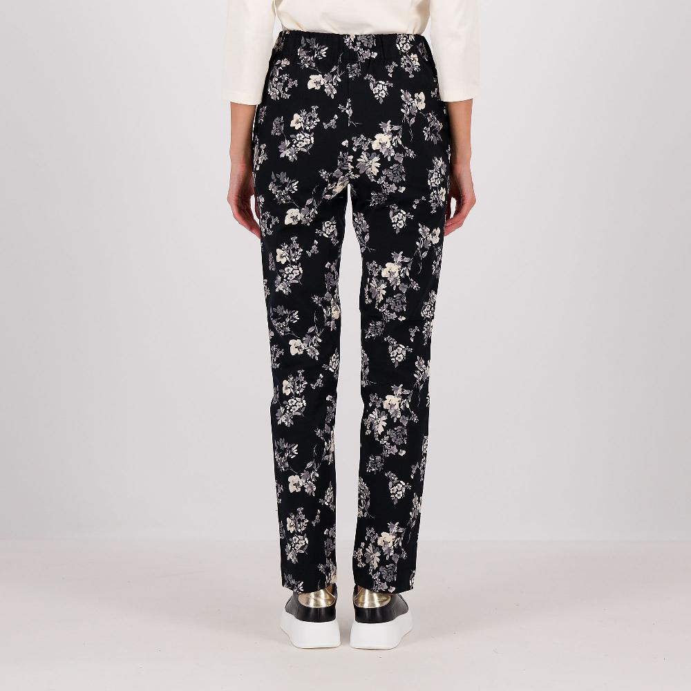QVC Isaac Mizrahi Live Pantaloni Fantasia In Misto Cotone Con Elastico In Vita