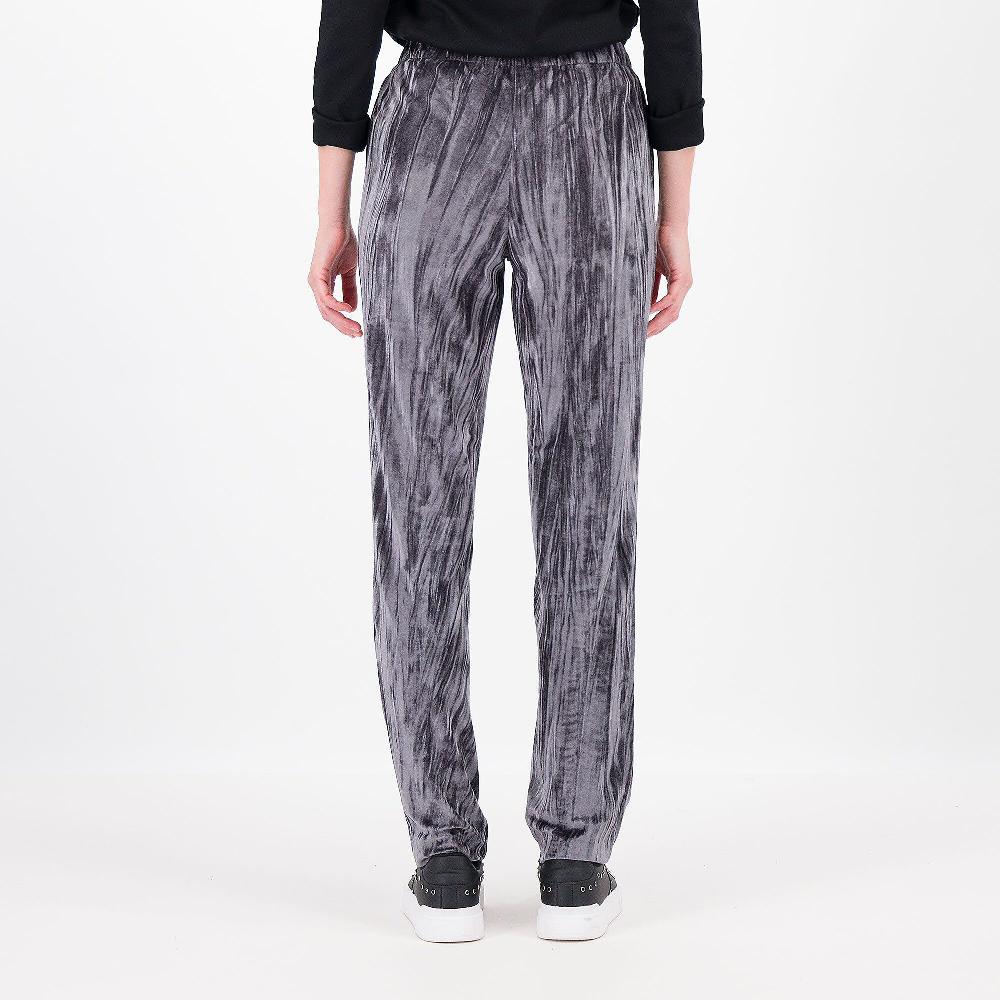 QVC Isaac Mizrahi Live Pantaloni Gamba Dritta Effetto Velluto