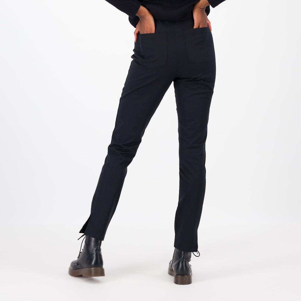 QVC Isaac Mizrahi Live Pantaloni In Tessuto Elasticizzato Con Spacchi