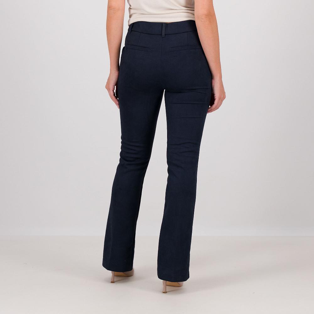QVC Isaac Mizrahi Live Pantaloni In Tessuto Scamosciato Con Elastico In Vita