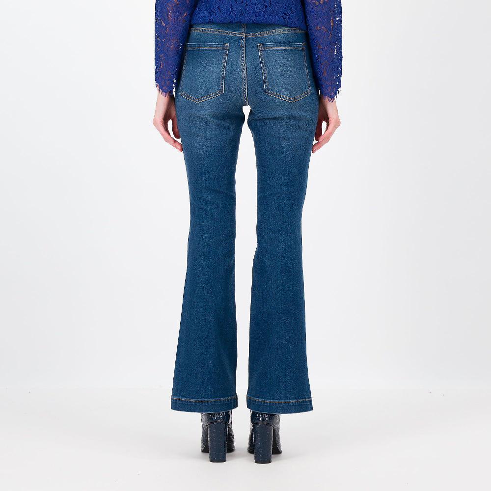 QVC Isaac Mizrahi Live Pantaloni Lunghi A Zampa Con Elastico In Vita