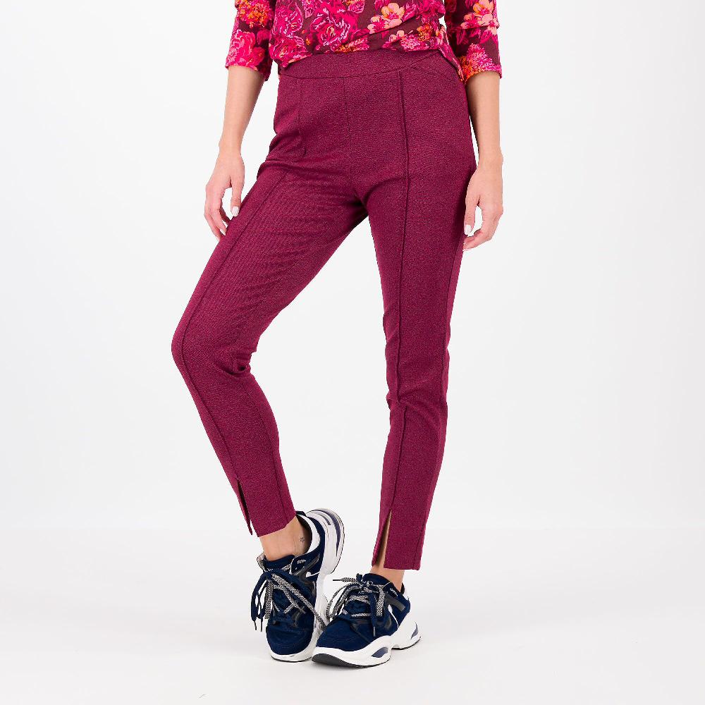 QVC Isaac Mizrahi Live Pantaloni slim con elastico in vita e pince